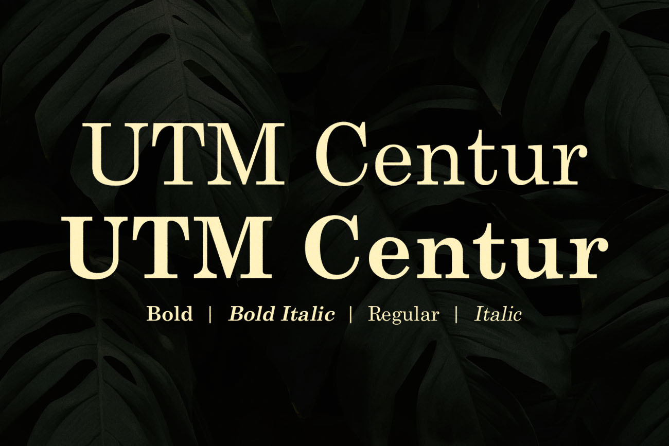 Tải Xuống - Font Chữ UTM Centur Việt Hóa (4 font)